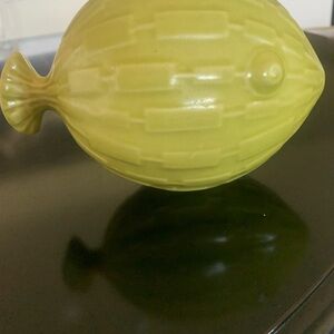 Jonathan Adler Puffer Blow Fish Ceramic Sculpture